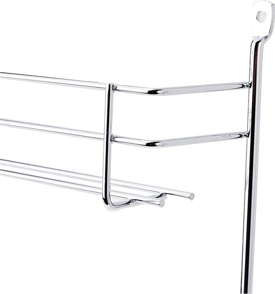 Kamoro HOME & KITCHEN Kruidenrek zonder boren, met clips - Kruidenorganizer om te plakken - 6 stroken voor 30 kruiden (Wit
