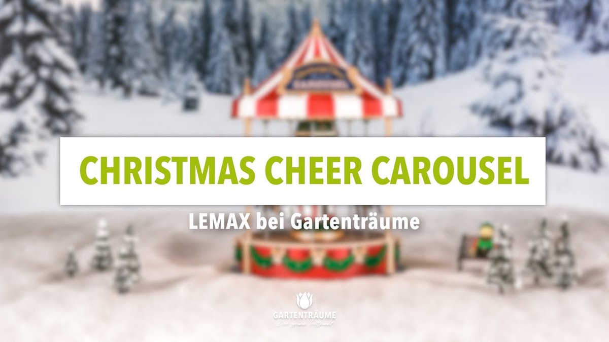 Lemax Christmas Cheer Carousel - Verlichte attractie met animatie
