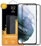 Lot de 2 Protecteurs d'écran Samsung Galaxy S21, MobyDefend' écran en verre trempé MobyDefend , bords noirs
