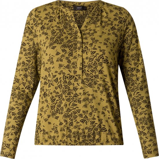 YESTA Rosalinde - Avocado Green/Black - maat 0(46)