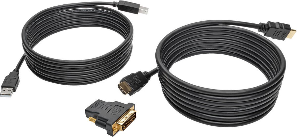 Tripp Lite P782-010-DH toetsenbord-video-muis (kvm) kabel 3 m Zwart