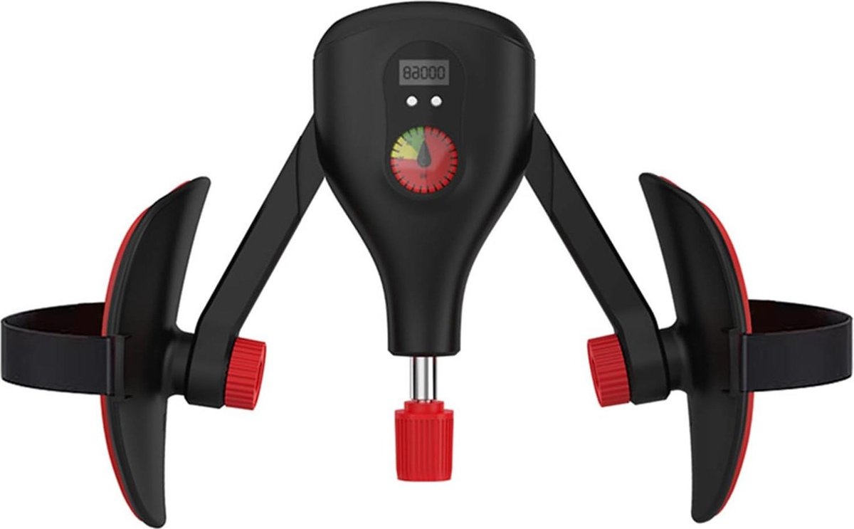 Multifunctionele dijbeentrainer bekkenbodemtrainer voor dames en heren - thuis workout - instelbare hoek en dikte - zwart