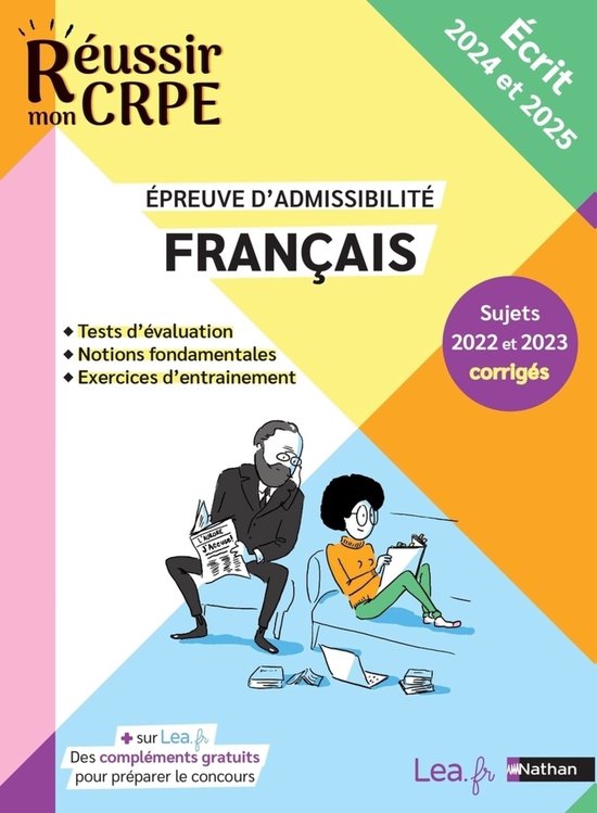 Réussir CRPE - Ebook - CRPE 2024-2025 Français écrit épreuve d'admissibilité + sujets corrigés et ressources en ligne