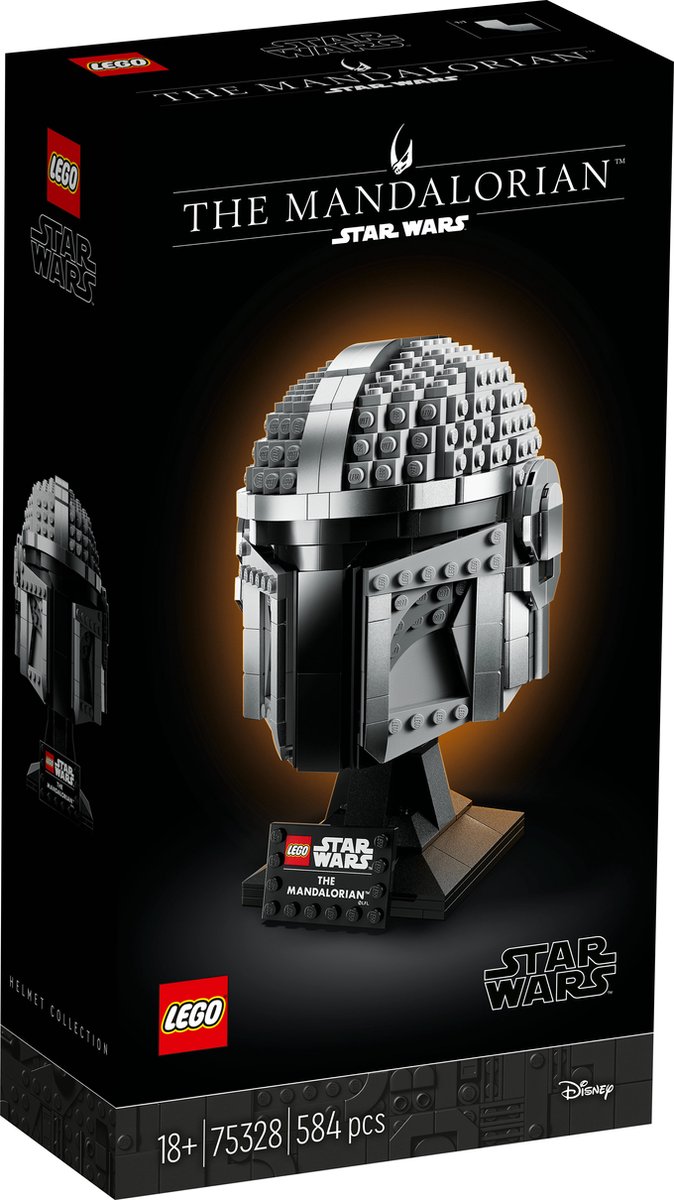 LEGO Star Wars The Mandalorian helmset voor Volwassenen - 75328 — afbeelding 4