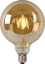 Lucide G125 - Filament lamp - Ø 12,5 cm - LED Dimbaar - E27 - 1x8W 2700K - Amber
