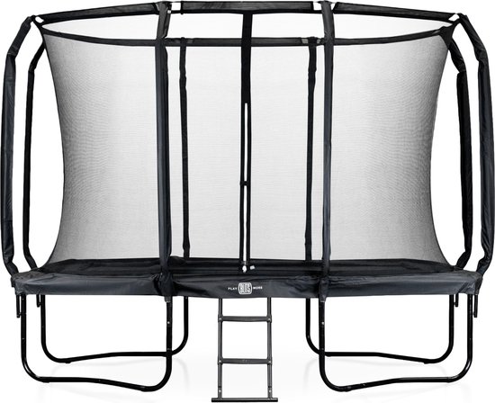 BLITS Urban trampoline - 305 x 213 cm - Zwart