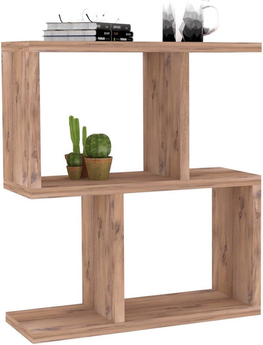Emob Bijzettafel Woody Fashion 45 x 17 x 51 5 cm Atlantic Pine-design