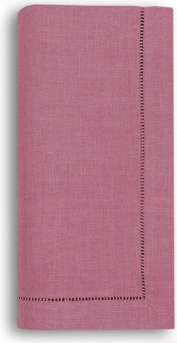 La Cuca - Servet Vainica draad roze 45x45cm - Servetten