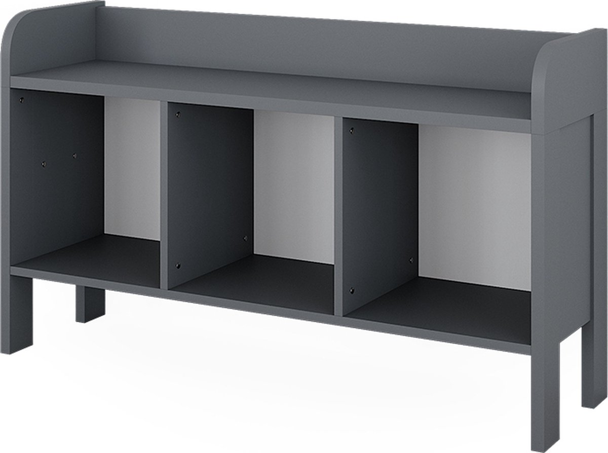 Vitalispa Ajaton Kinderboekenkast – 107.2 x 63.8 cm Grijs