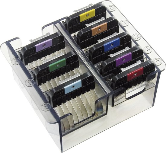 Moser Opzetkammen In Box – Tondeuse – 8 stuks