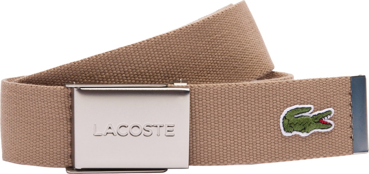 LACOSTE Riem Casual Woven Strap W110 Viennois Beige