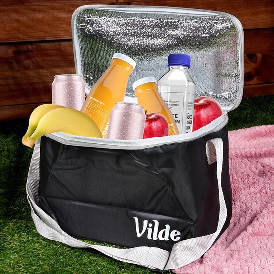Koeltas Zwart 10 l - Lunchtas - Koeltasje - Geïsoleerde - Koelbox van KOEL — afbeelding 2