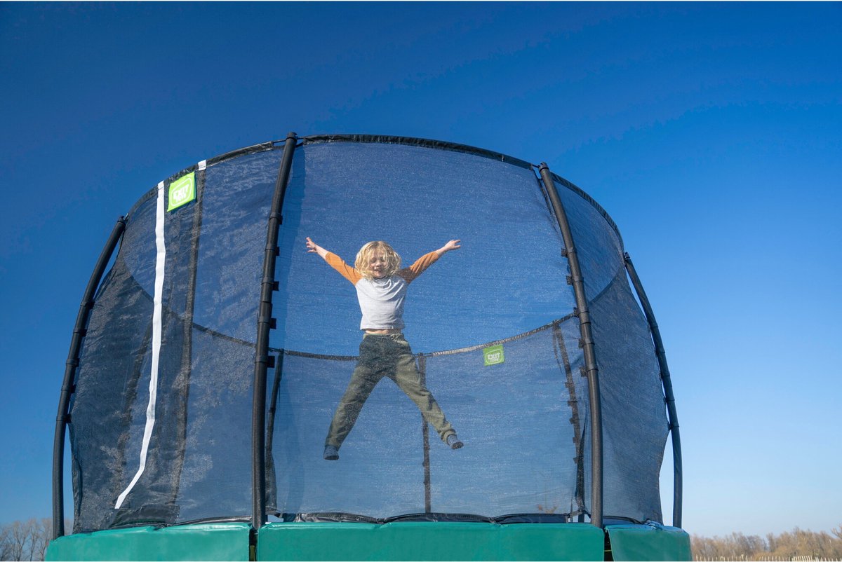 EXIT Lotus Premium trampoline ø366cm - groen