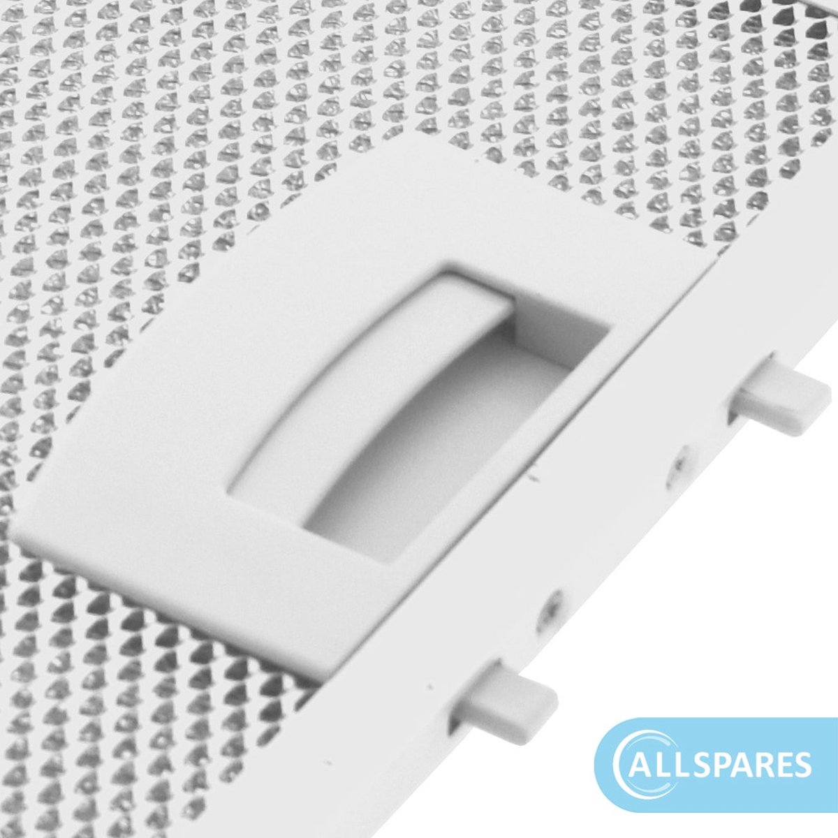 AllSpares Metalen filter (set van 2) voor afzuigkappen geschikt voor Siemens Bosch 352812/00352812 en 352813/00352813 (420x175x8mm | 445x175x8mm