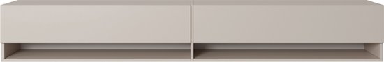 Selsey Mirrgo - RTV-kast 200 cm - Grijs beige