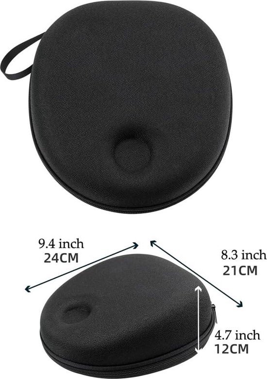 Aenllosi Étui De Rangement Rigide Pour Casque Sans Fil Soundcore H30i (Noir, étui Uniquement