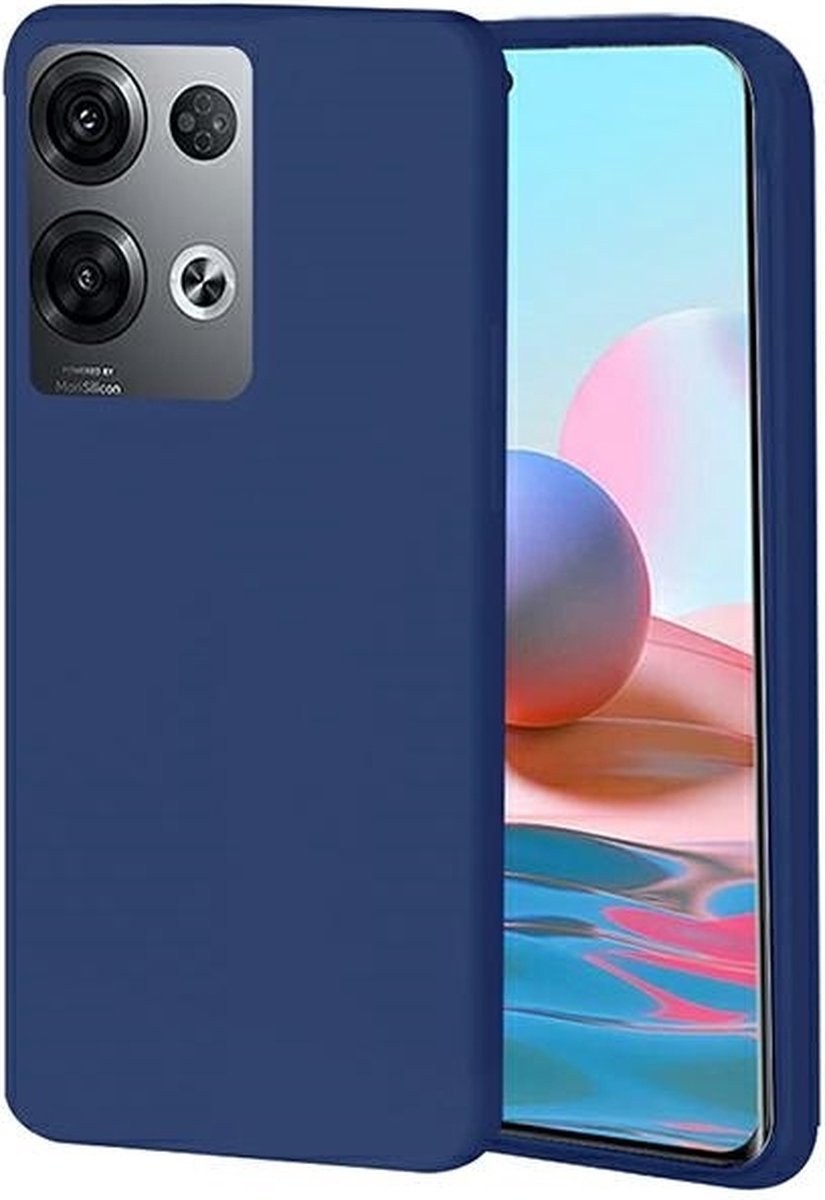 Beline Candy Case voor Oppo Reno 8 Pro marineblauw/marineblauw