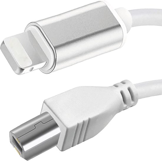 Foto: 8 pin naar midi kabel printerkabel usb c 1 meter geschikt voor ipad air series midi controller toetsenbord audio keyboard opname