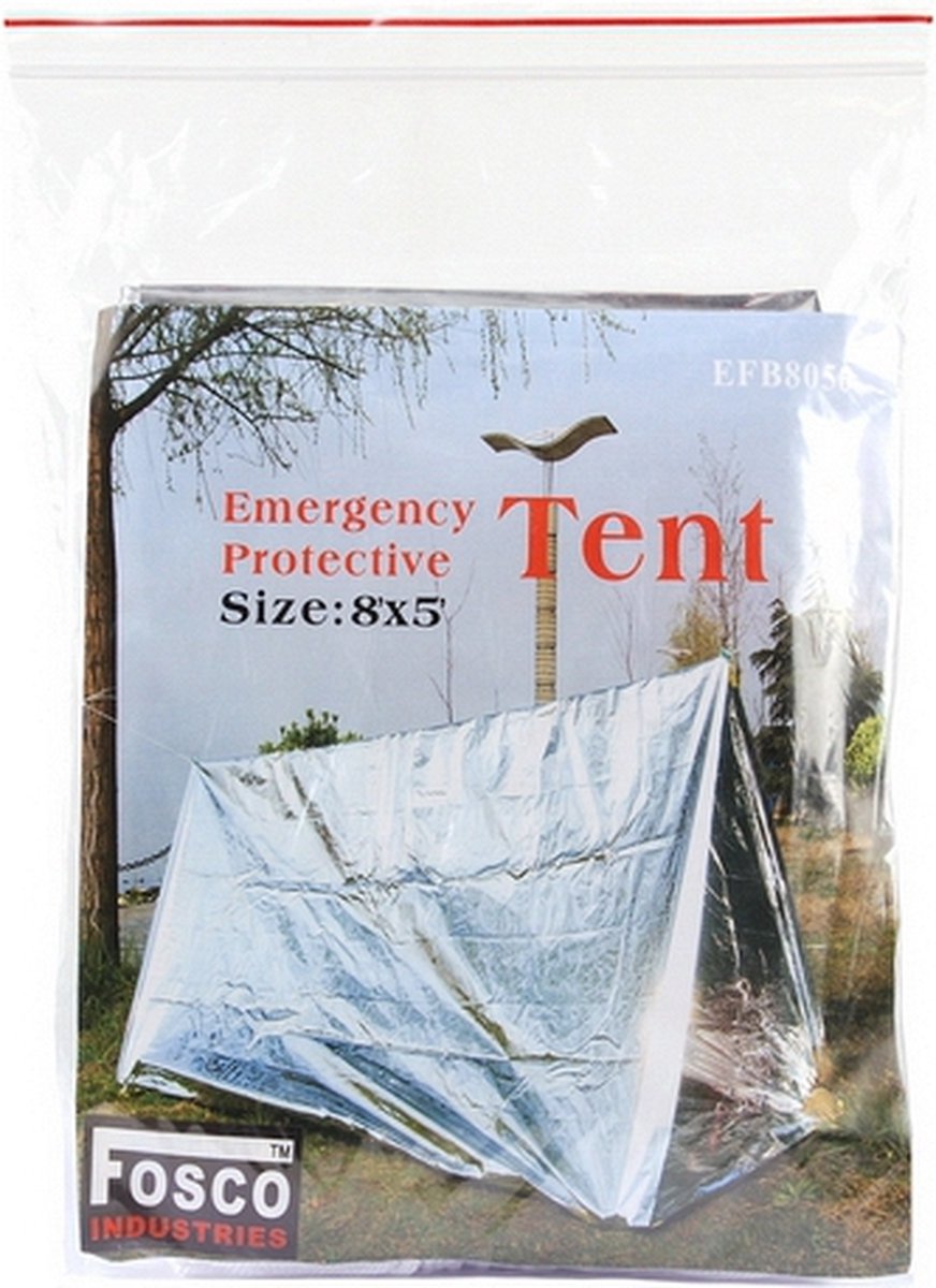 Emergency Lichtgewicht Tent - Grijs - 2 Persoons