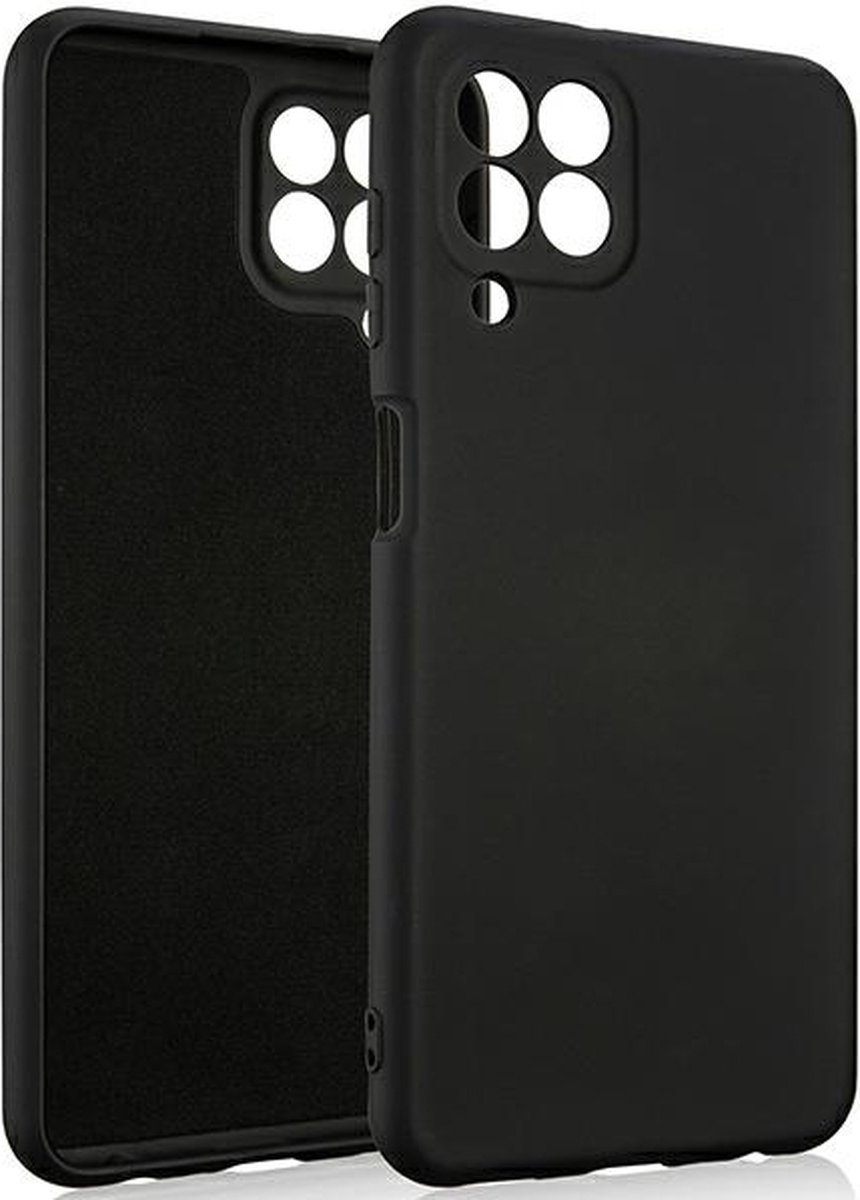 Beline Siliconen Hoesje Samsung M33 5G M336 zwart/zwart