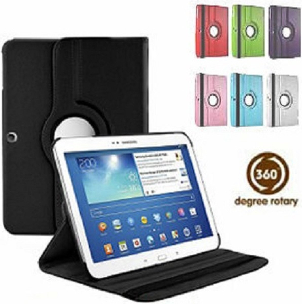 Samsung Tab 3 P5200 10.1 inch Hoesje Case Rood