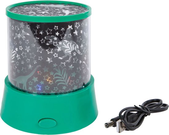 DinoWorld dinosaurus projectorlamp groen 12 cm