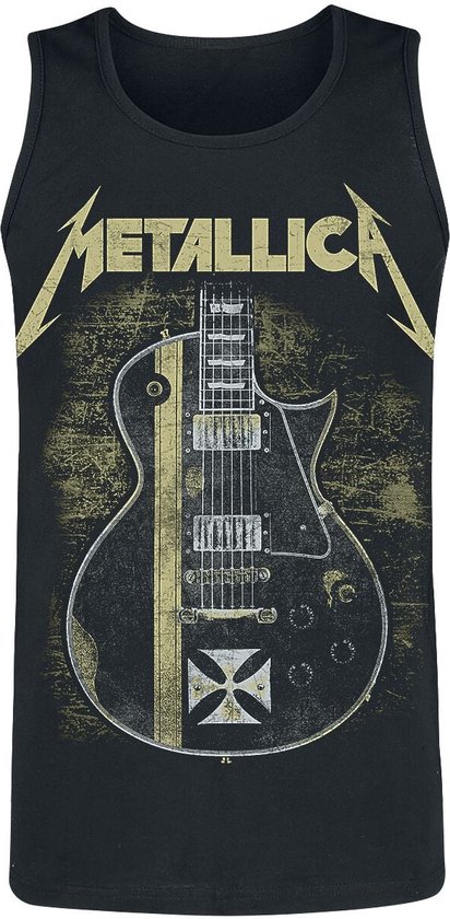 Débardeur guitare Metallica Hetfield Iron Cross noir L Katoen - Produits dérivés du groupe, Groupes