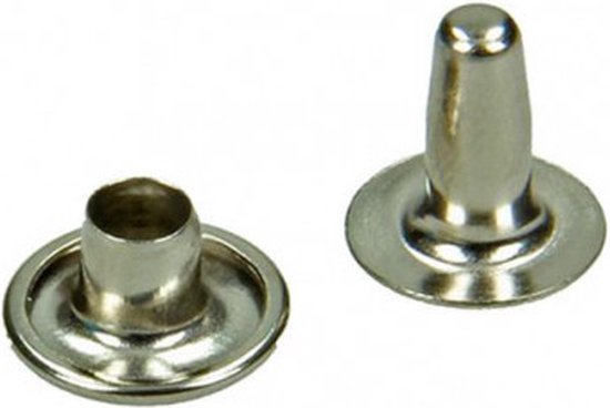 RIVET LAITON NICKELÉ 6 ST 4,2 X 10 MM 6 pcs 4,2 x 10 mm