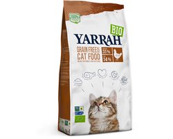 Yarrah Bio Kattenvoer Graanvrij Kip & Vis 800 gr
