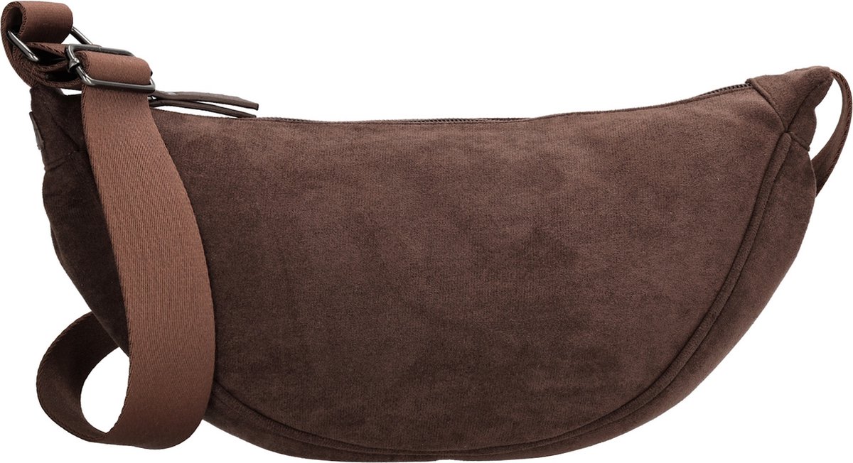 Beagles Neda Crossbody Schoudertas Bananen Tas - Donkerbruin