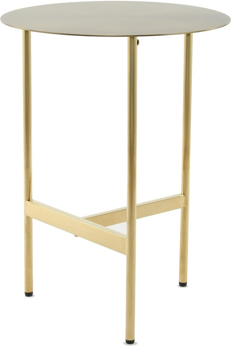 Goodivery ® Stijlvolle Gouden Bijzettafel voor Woonkamer, Slaapkamer en Lounge - Minimalistisch Ontwerp