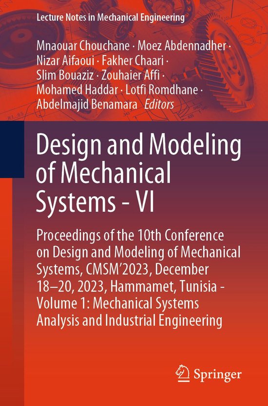 Lecture Notes in Mechanical Engineering - Design and Modelin ... - cover