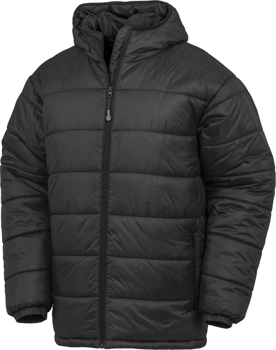 Result Recycled Hooded Padded Parka RT910 – XXL Zwart