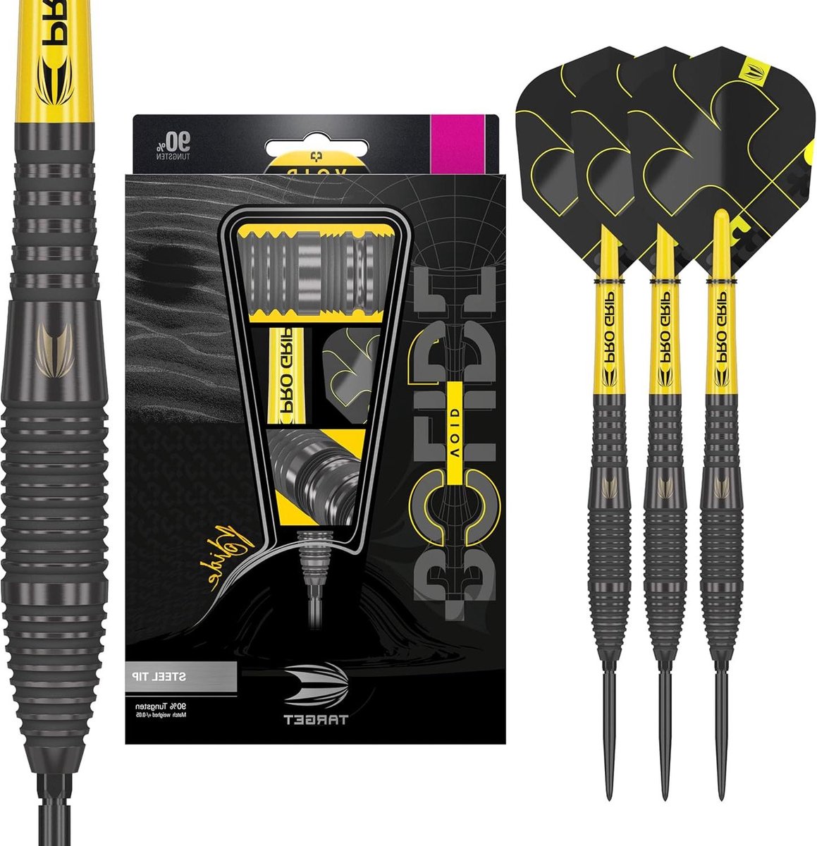 Void 05 24G 90% Tungsten Swiss Point Steel Tip Dartpijlen Set - Hoge Kwaliteit Darts