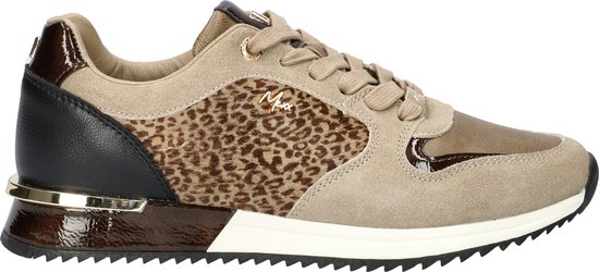 Mexx Sneaker Fleur Ellen Taupe Dames Maat 37 bol