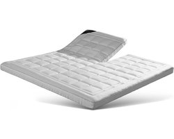 Splittopper 180x210 - Koudschuim - Caresse 730 - 9 cm dik - Anti allergisch