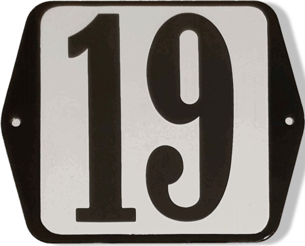 Huisnummer standaard nummer 19