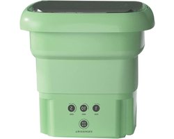 Opvouwbare mini-wasmachine - imiteert handwrijving - gezonde geïntegreerde draagbare wasmachine voor ondergoed - groen Wasmachine rek