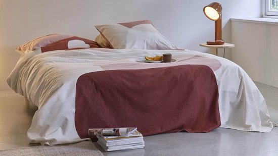 Cinderella Kiezel Dekbedovertrek - Tweepersoons - 200x200/220 cm - Naturel van Cinderella — afbeelding 5