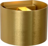 Lucide XIO - Wandlamp - LED Dimbaar - G9 - 1x3,5W 2700K - Verstelbare stralingshoek - Mat Goud / Messing