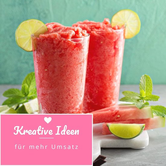 Kersensiroop Partyset voor Slush, Drankjes - Maak je Eigen Slushy-IJs - Slush Machine Concentraat 1:5 — afbeelding 4