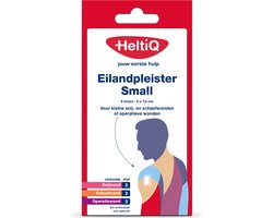 HeltiQ Eilandpleister Small 7,5 X 5 Cm - 8 - 8 stuks