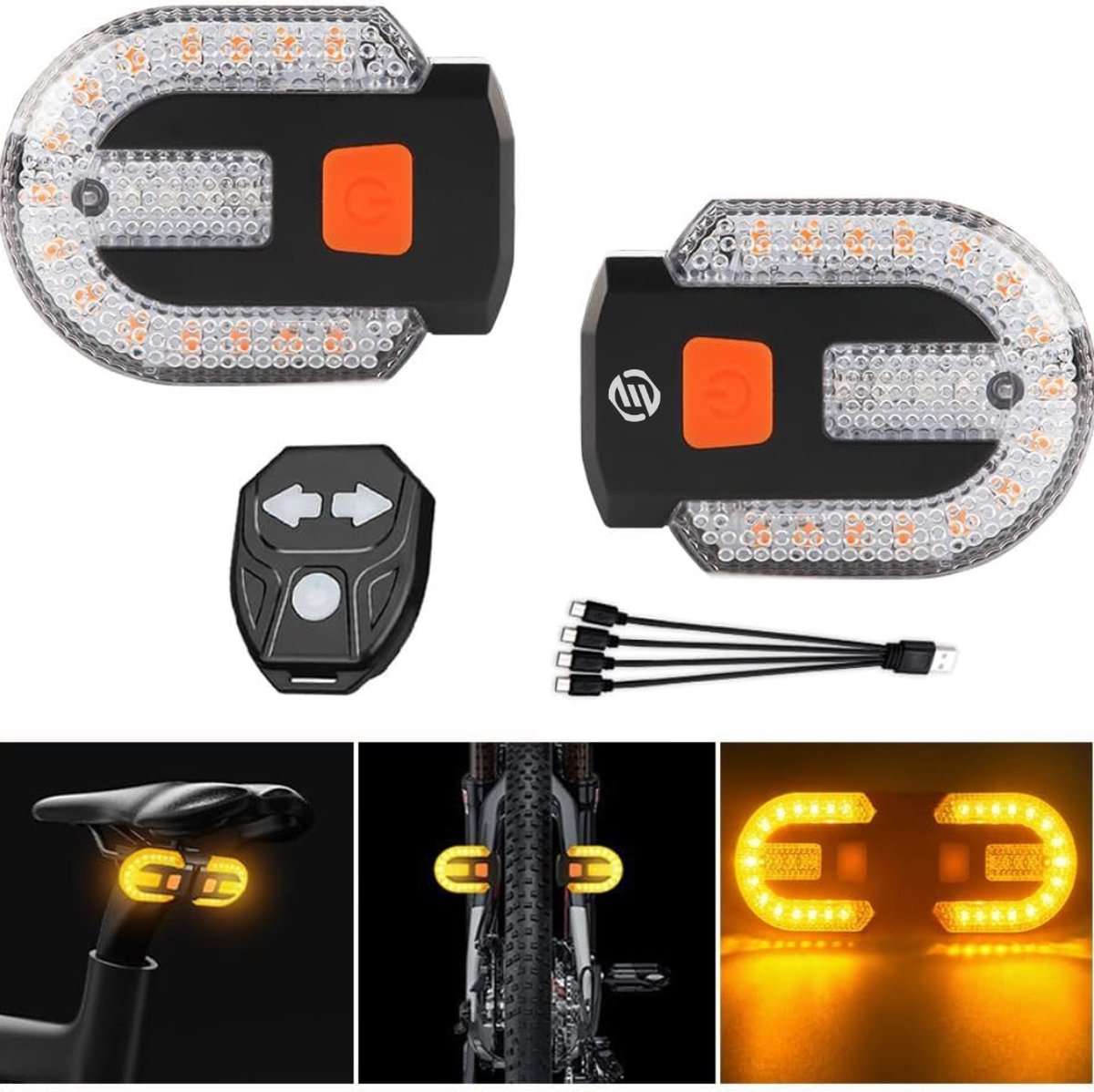 Equivera Fietslampje - Lampje - Fiets Achterlicht - Led Lampje - Fietslampje Voorlicht - Fiets lampjes