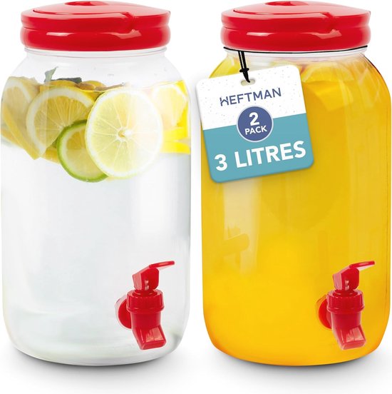 Olympia Nantucket Style Drinkdispenser met draadstandaard vat container