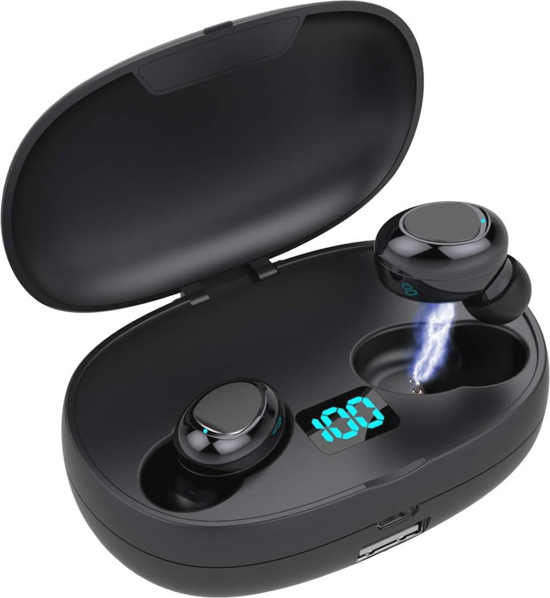 Wireless Bluetooth 5.0 Koptelefoon met 50 Uur Speeltijd en Geavanceerde Ruisonderdrukking