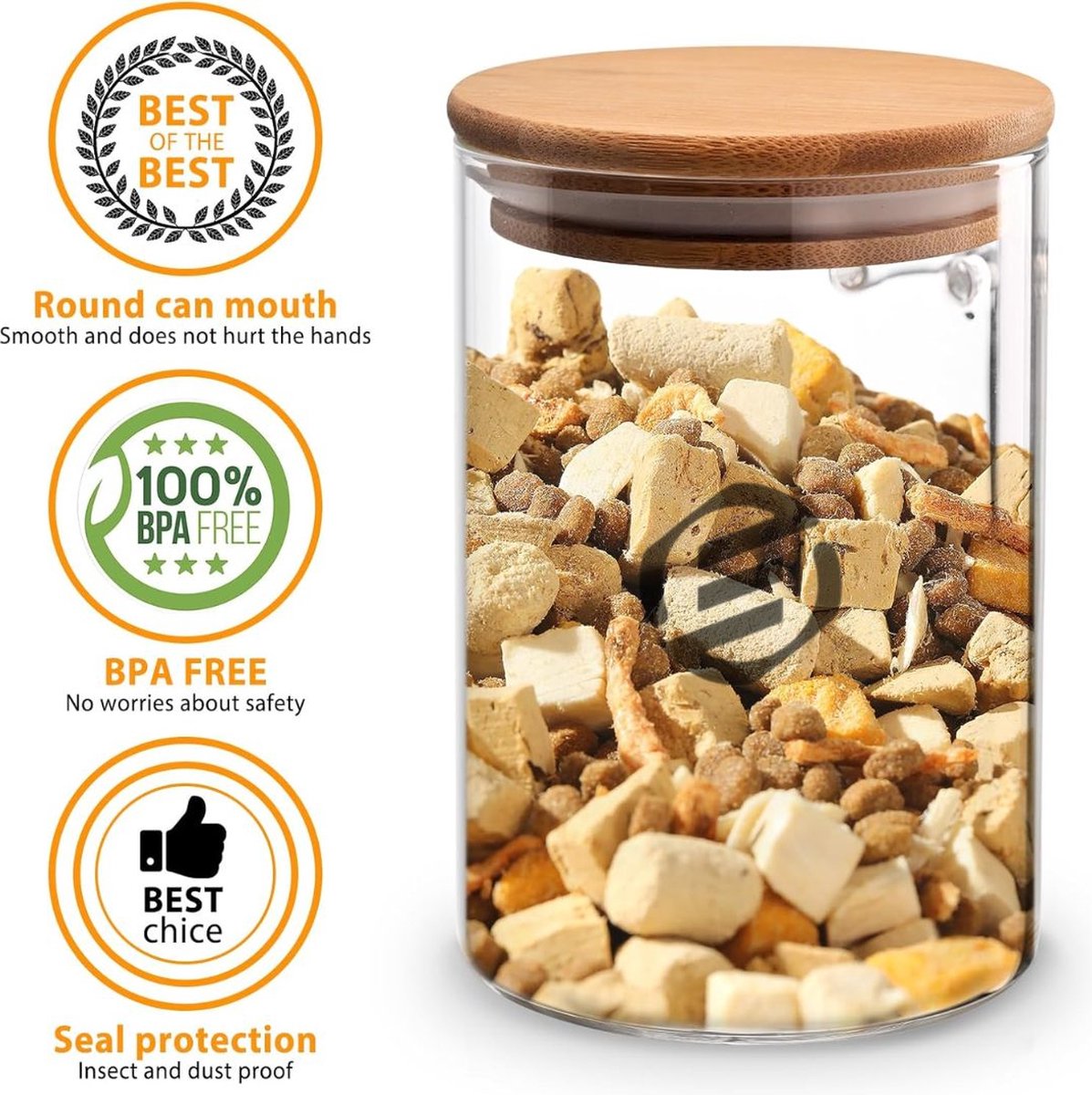 Equivera Overnight Oats Potjes - Muesli Beker - Mason Jar - Havermout - Set - Must have voor jouw ontbijt