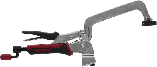 Milescraft 4006 3 inch bankklem - robuuste vasthoudklem met niet-beschadigende rubberen pad voor gebruik met T-tracks, klemtafels en klemplaten op verschillende houtbewerkingsprojecten, 3, zwart