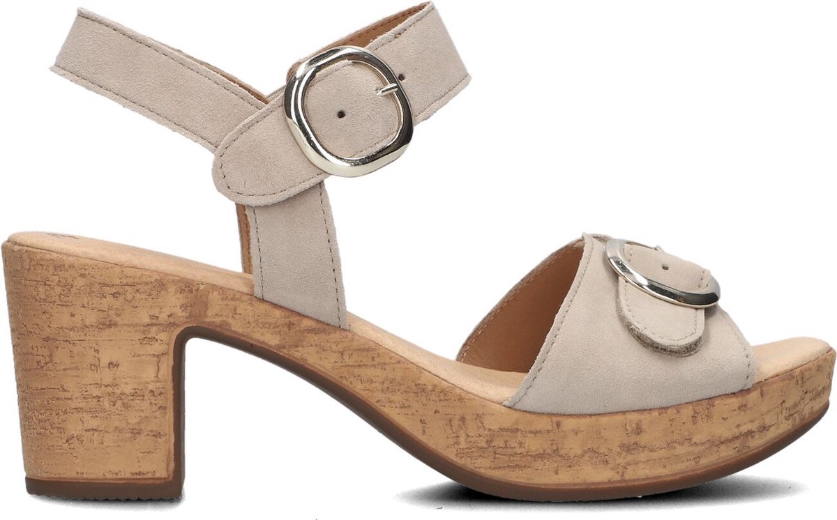 Gabor 764.1 Sandalen - Dames - Taupe - Maat 40