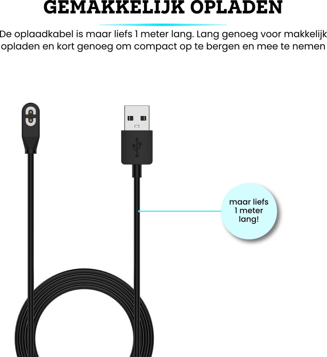 Kissmart Cable de carga para auriculares Shokz - Cargador magnético para auriculares Shokz OpenRun Pro, OpenRun Mini, Afteshokz Aeropex AS800, auriculares OpenComm de conducción ósea (3.3 pies/3.3 ft