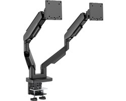 GAME HERO® Monitor arm 2 Schermen - Monitorbeugel - Monitorarm - Geschikt voor 17-34 inch (20kg) - Zwart